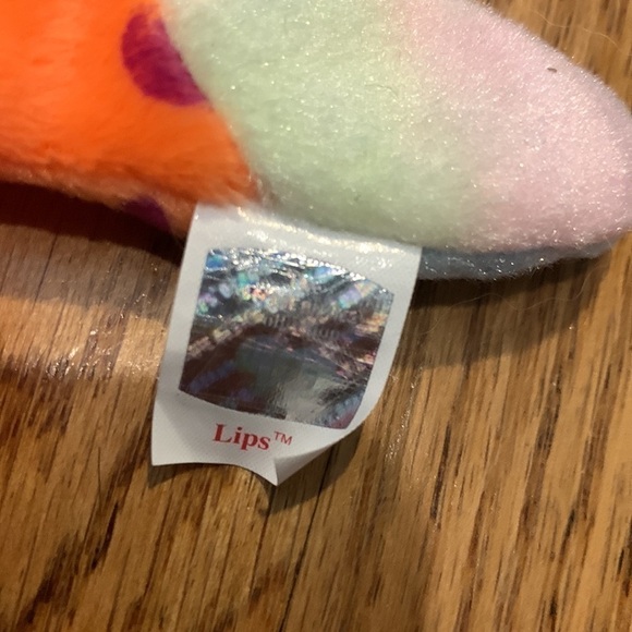 TY Beanie Baby - LIPS the Fish (8 inch) 1999 vintage - Picture 5 of 6